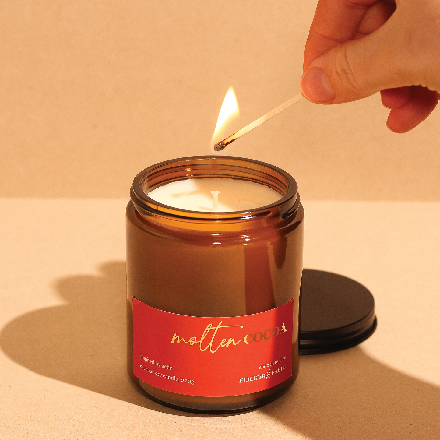 Molten Cocoa — chocolate, fire