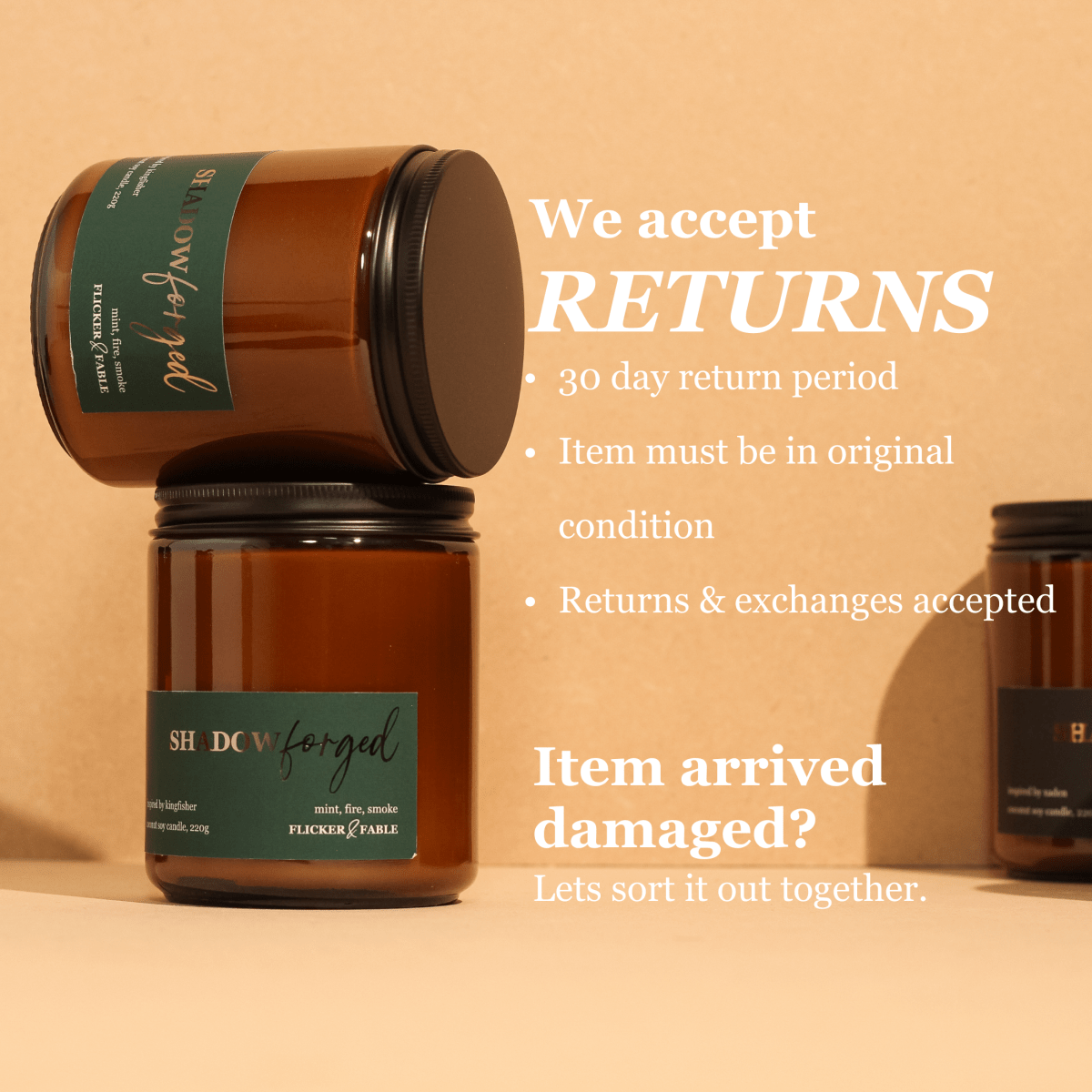 Sample Candles - 6 pack - Flicker & Fable