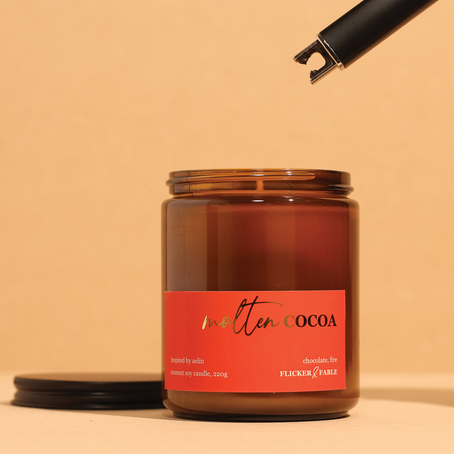 Molten Cocoa — chocolate, fire
