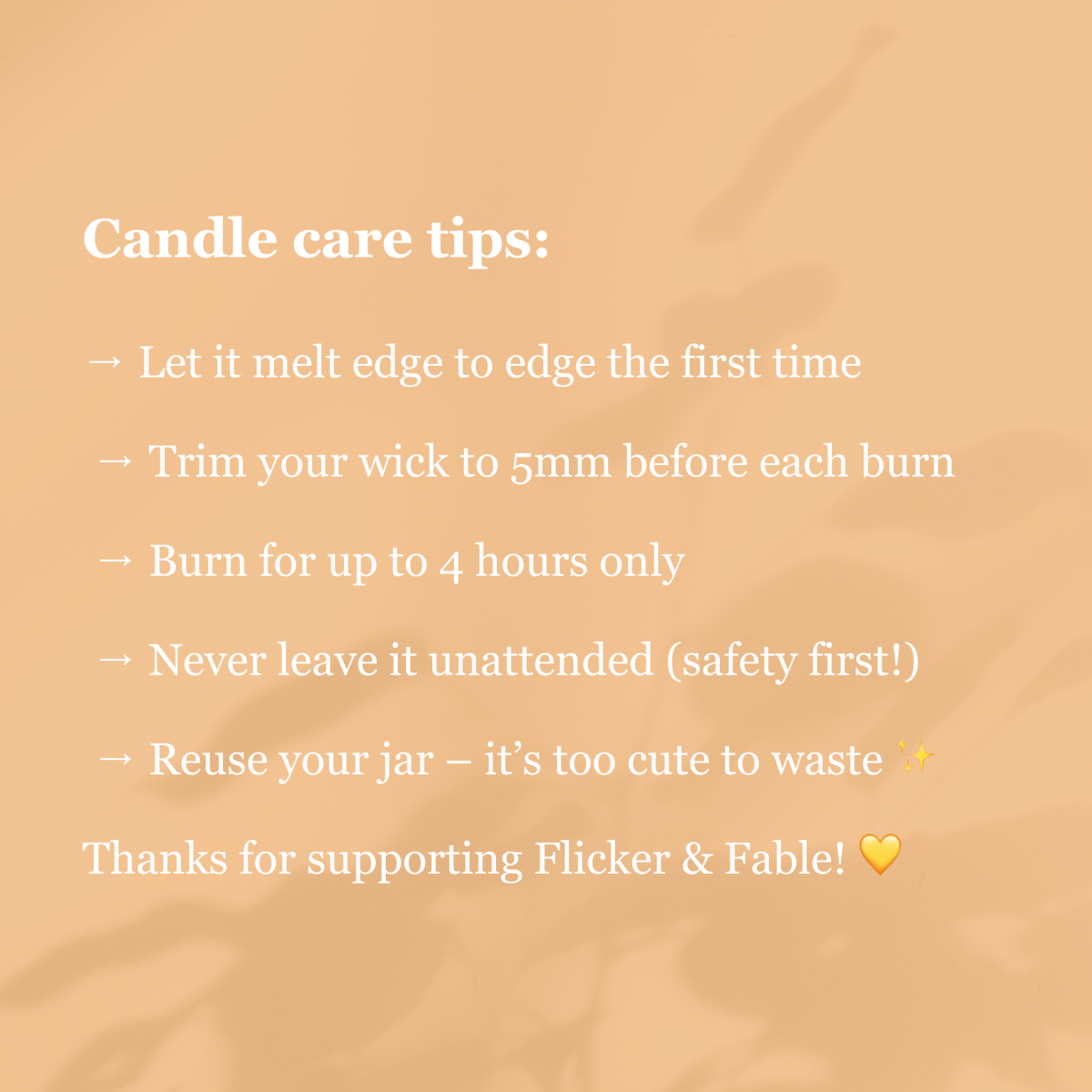 Sample Candles - 6 pack - Flicker & Fable