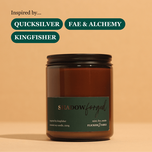 Shadowforged — mint, smoke - Flicker & Fable