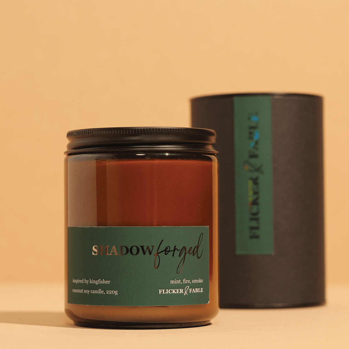 Shadowforged — mint, smoke - Flicker & Fable
