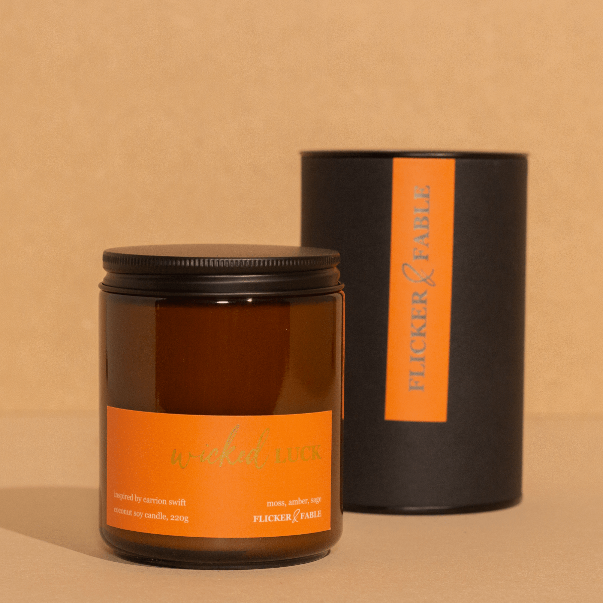 Wicked Luck – moss, amber, sage - Flicker & Fable