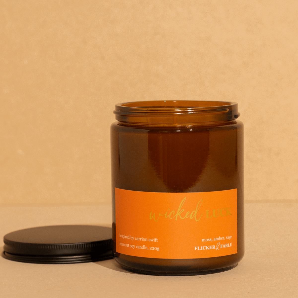 Wicked Luck – moss, amber, sage - Flicker & Fable